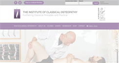 Desktop Screenshot of classical-osteopathy.org